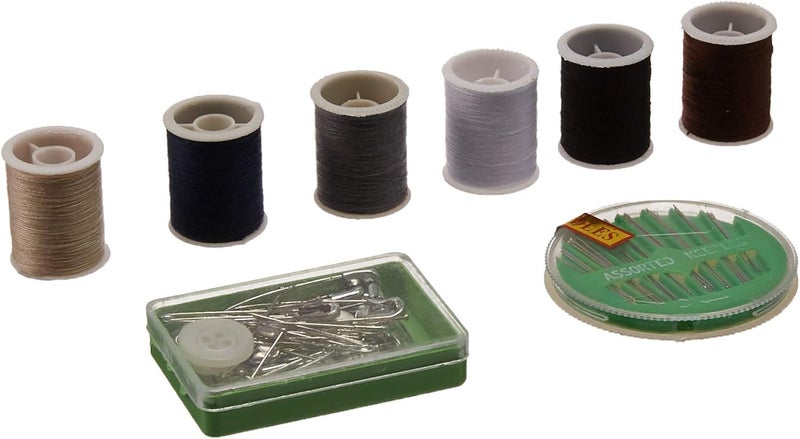 Allary Travel Sewing Kit with Assorted Threads and Needles - Image 1