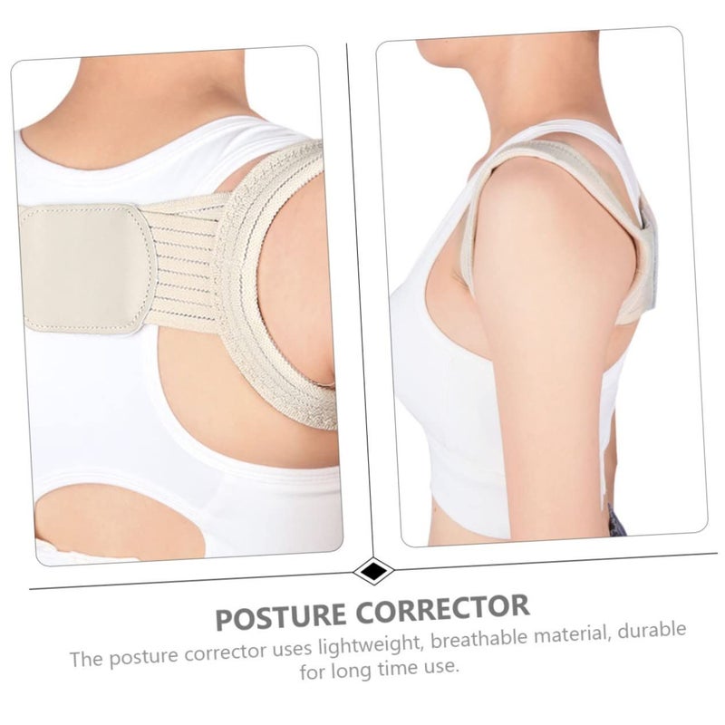Invisible Back Brace Posture Corrector For Adult Men Women Comfortable Support Straightener Black - Image 4
