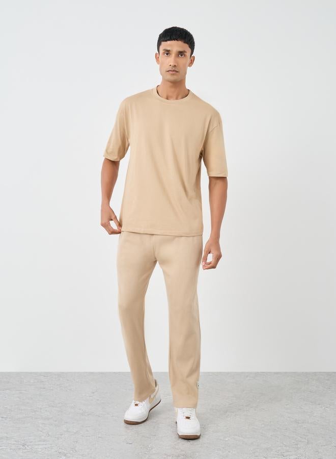 Styli Pure Cotton Crew Neck Oversized T-Shirt - Image 2