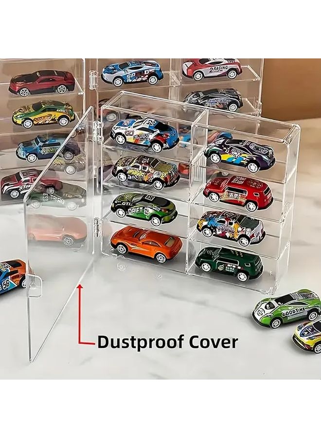8 Grid Car Box 1 64 Scale Alloy Model Car Display Case Storage Rack Holds 32 Lighter Boxes - Image 5