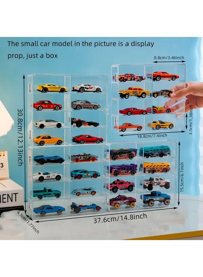 8 Grid Car Box 1 64 Scale Alloy Model Car Display Case Storage Rack Holds 32 Lighter Boxes - Image 4