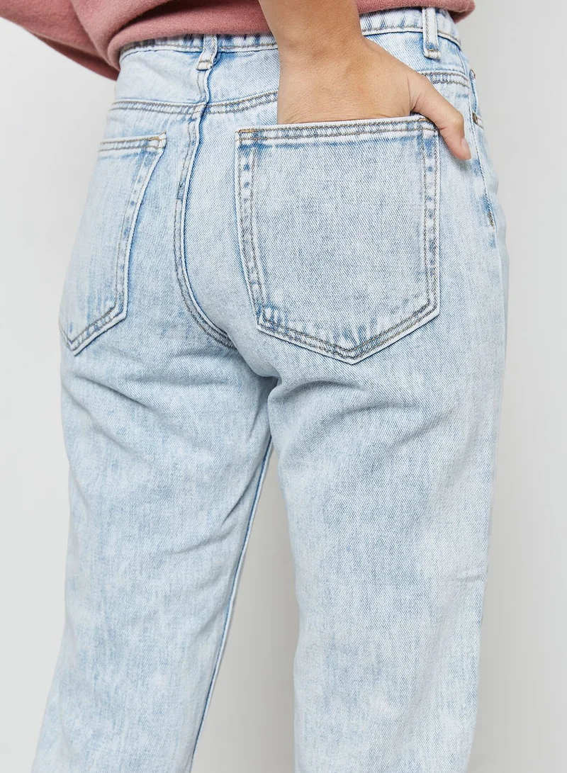 FOREVER 21 Cropped Skinny Jeans