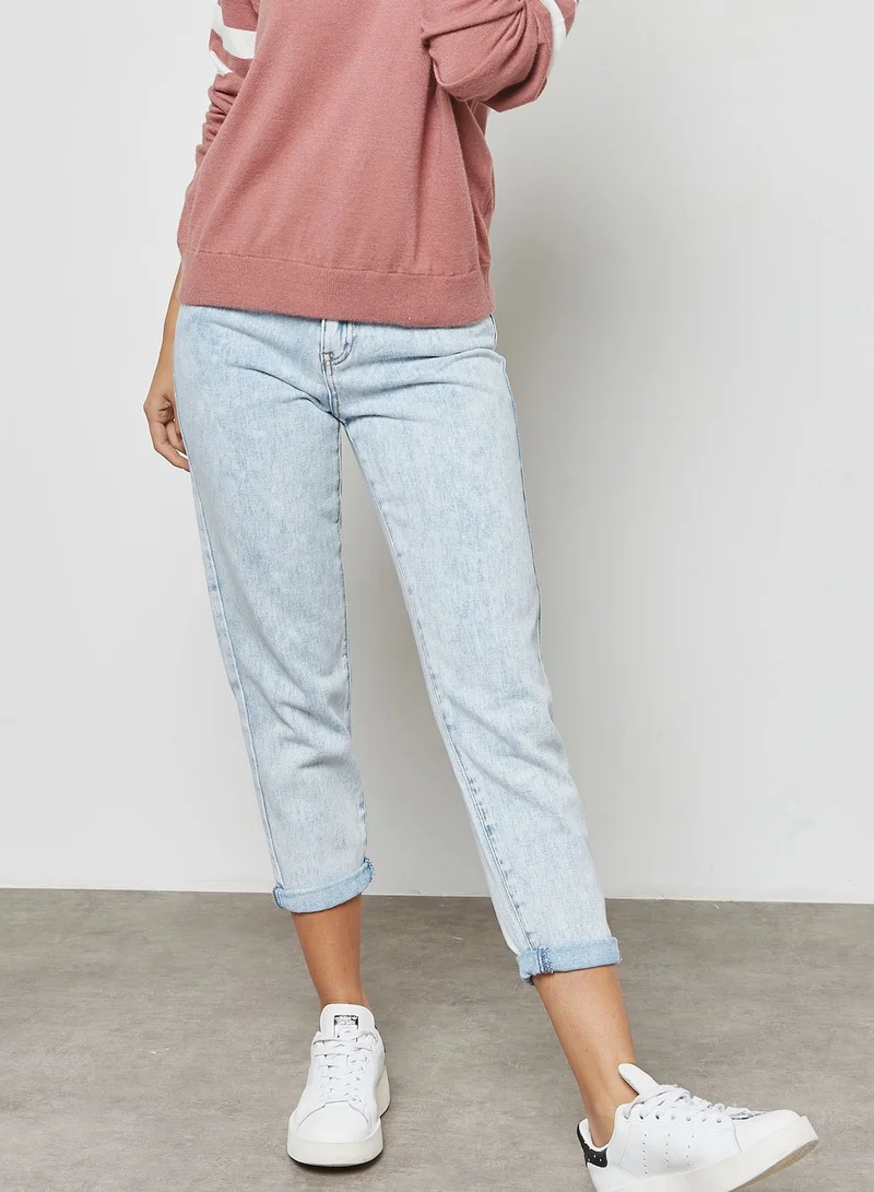 FOREVER 21 Cropped Skinny Jeans