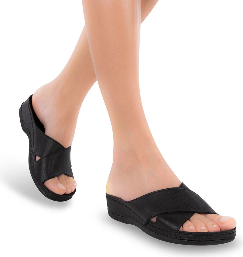 مويا Orthopedix Raena Anatomical Heel Spur Gel Supported Women's Slipper 32217