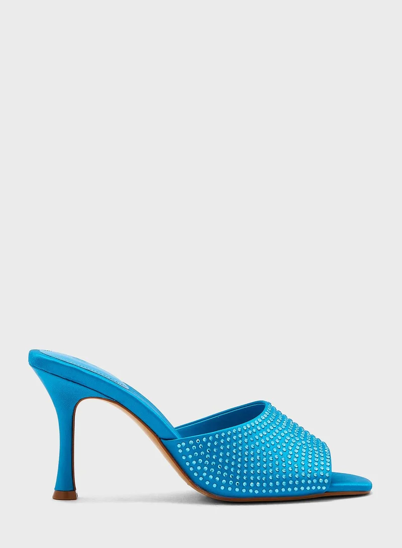 H&M Rhinestone-Embellished Mules
