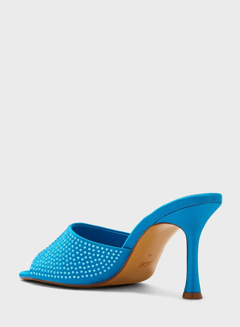 H&M Rhinestone-Embellished Mules