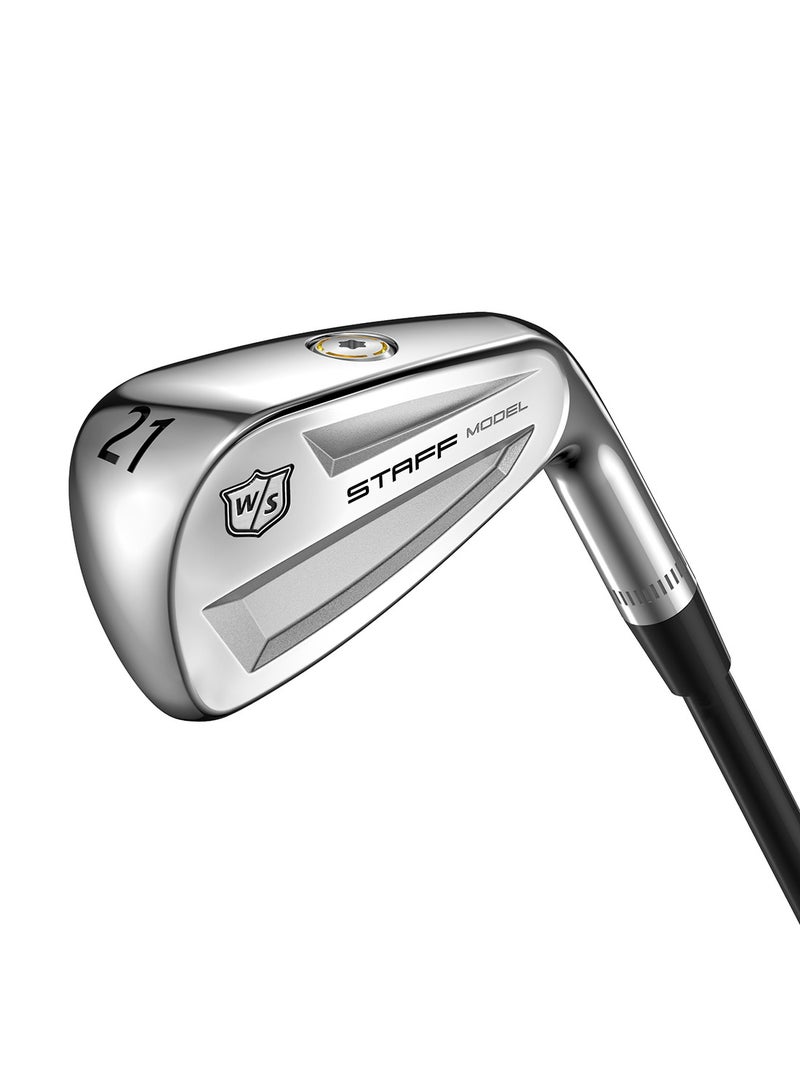 Wilson Men's Staff Model Driving Iron Golf Club - Right Hand, Regular Flex, 21 Loft Degrees - Image 1