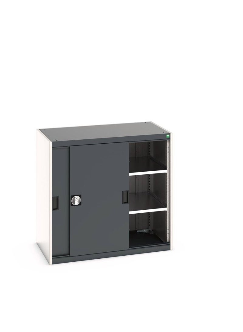 bott Bott cubio cupboard with sliding doors, & 2 shelves WxDxH: 1050x650x1000mm 