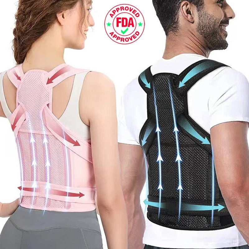 Back Support Posture Corrector Adjustable Breathable Scoliosis Hunchback Straightening Chest Opening Shoulder Brace - Image 2