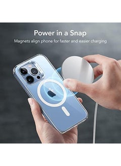 ESR For Iphone 13 Pro Max Case Compatible With Magsafe Shockproof Military Grade Protection Yellowing Resistant Magnetic Phone Case For Iphone 13 Pro Max Classic Hybrid Case Halolock Clear  - Image 4