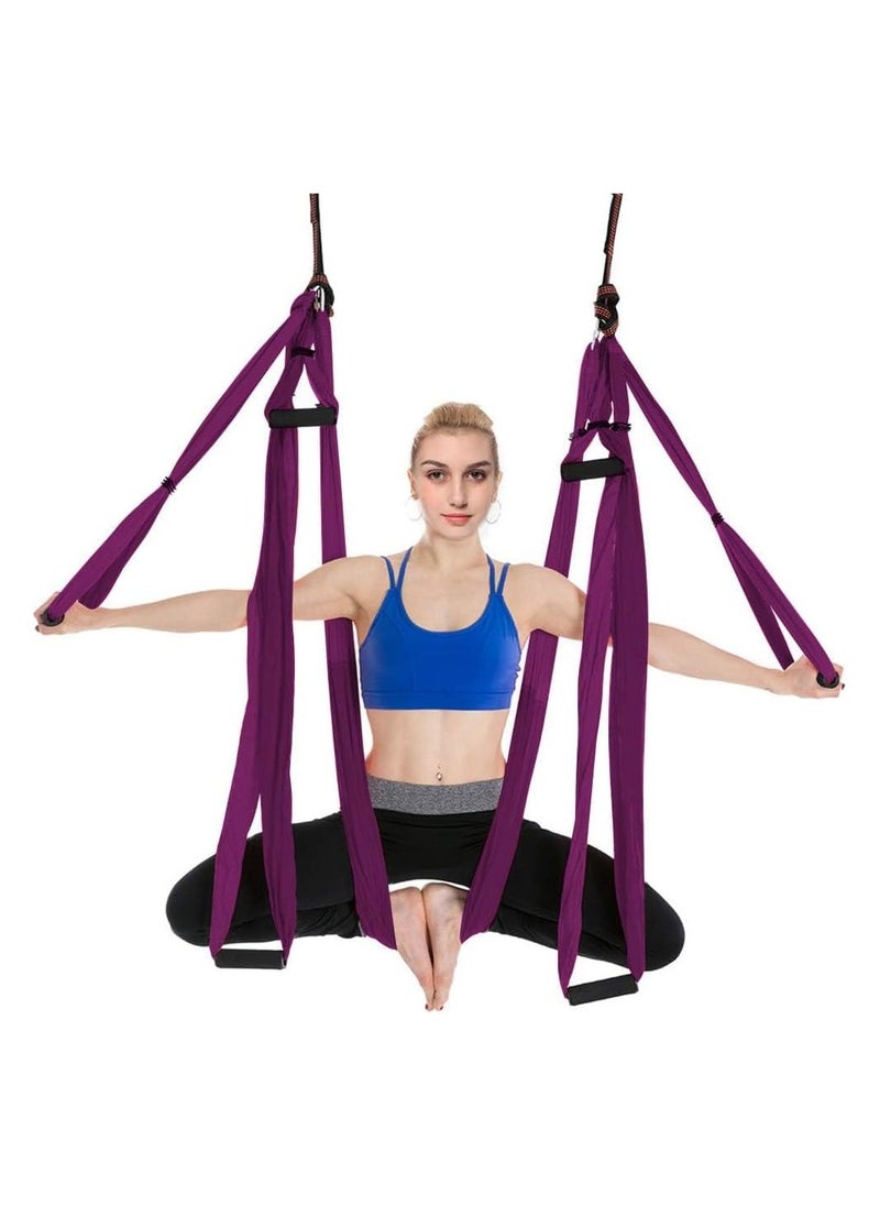 Generic Aerial Yoga Swing Set Yoga Hammock Yoga Swing Strong Anti-Gravity Aerial Yoga Hammock Swing Yoga Swing Sling Inversion Exercises  - Image 4