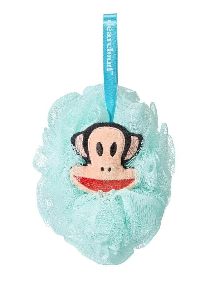 dearcloud ليفة تقشير الجسم الكلاسيكية XL من dearcloud x Paul Frank - ليفة تقشير الجسم لبشرة ناعمة ومشرقة (أكوا) - Image 1