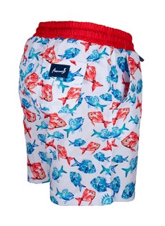 Anemoss Men’s Swim Trunk with PVC Bag, Swimming Shorts for Men, Beach Shorts for Men with Elastic Drawstring Waistband, Soft Mesh Lining and Pockets, Standard Fit and Mid-Length, Mens Shorts for Running, Exercise, Size L | Made in Turkey  - Image 2