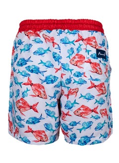 Anemoss Men’s Swim Trunk with PVC Bag, Swimming Shorts for Men, Beach Shorts for Men with Elastic Drawstring Waistband, Soft Mesh Lining and Pockets, Standard Fit and Mid-Length, Mens Shorts for Running, Exercise, Size L | Made in Turkey  - Image 3