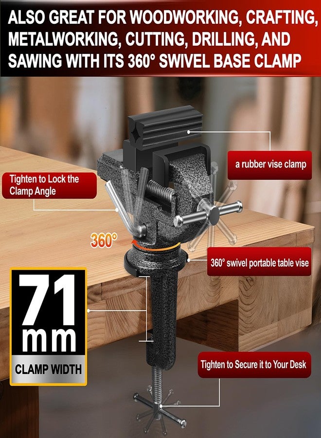 ArlinaL Golf Club Regripping Kit, Golf Club Grip Vise Clamp, Universal Table Vise Golf Shaft Clamp - Image 5