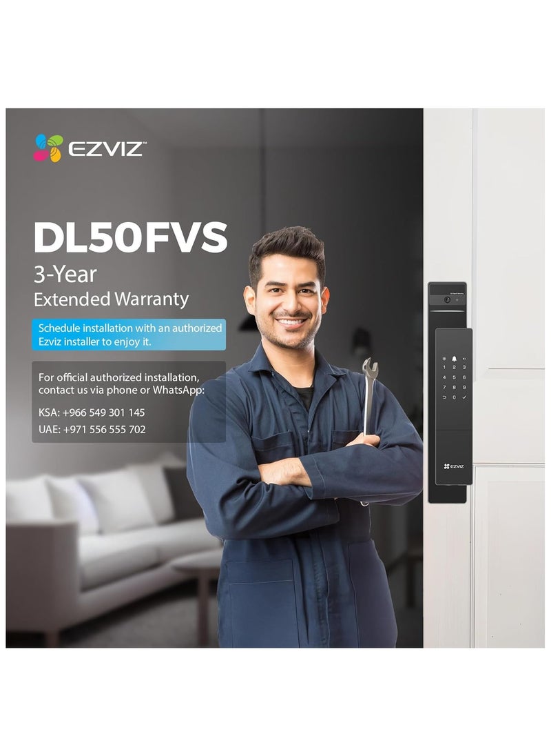 Smart Lock DL05vs – 8-in-1 Keyless Door Lock with Touch Access & Voice Guide
