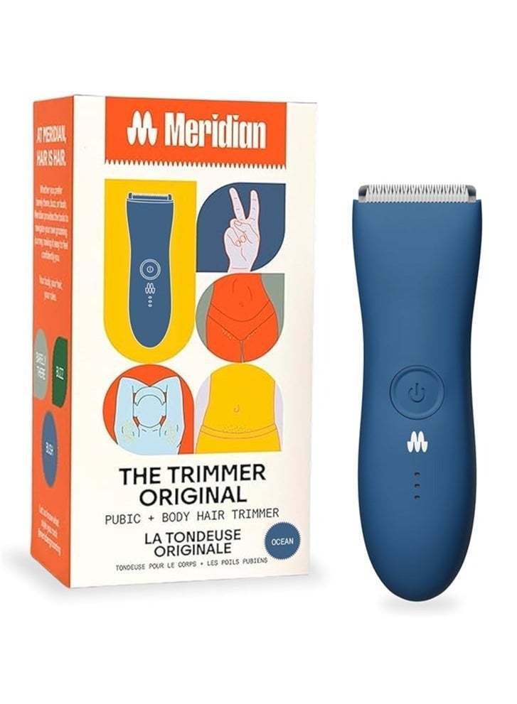 Meridian The Trimmer for Men | Waterproof Electric Body & Groin Trimmer with Ceramic Blade | 90-Min Battery Life - Image 1