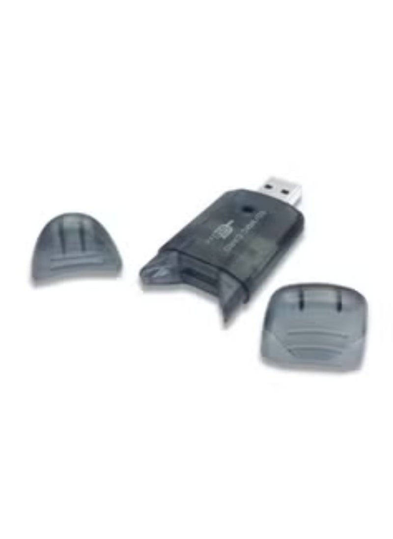 Generic - 4 in 1 Mini USB 2.0 Professional Micro High Speed Laptop Camera Black Usb Memory Card Reader - Image 1