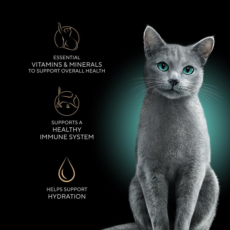 Sheba Perfect Portions Wet Cat Food Cuts in Gravy, with Sustainable Salmon, with Sustainable Tuna, and Delicate White Fish & Tuna, 2.6 oz. Twin-Pack Trays (24 Count, 48 Servings) - Image 3