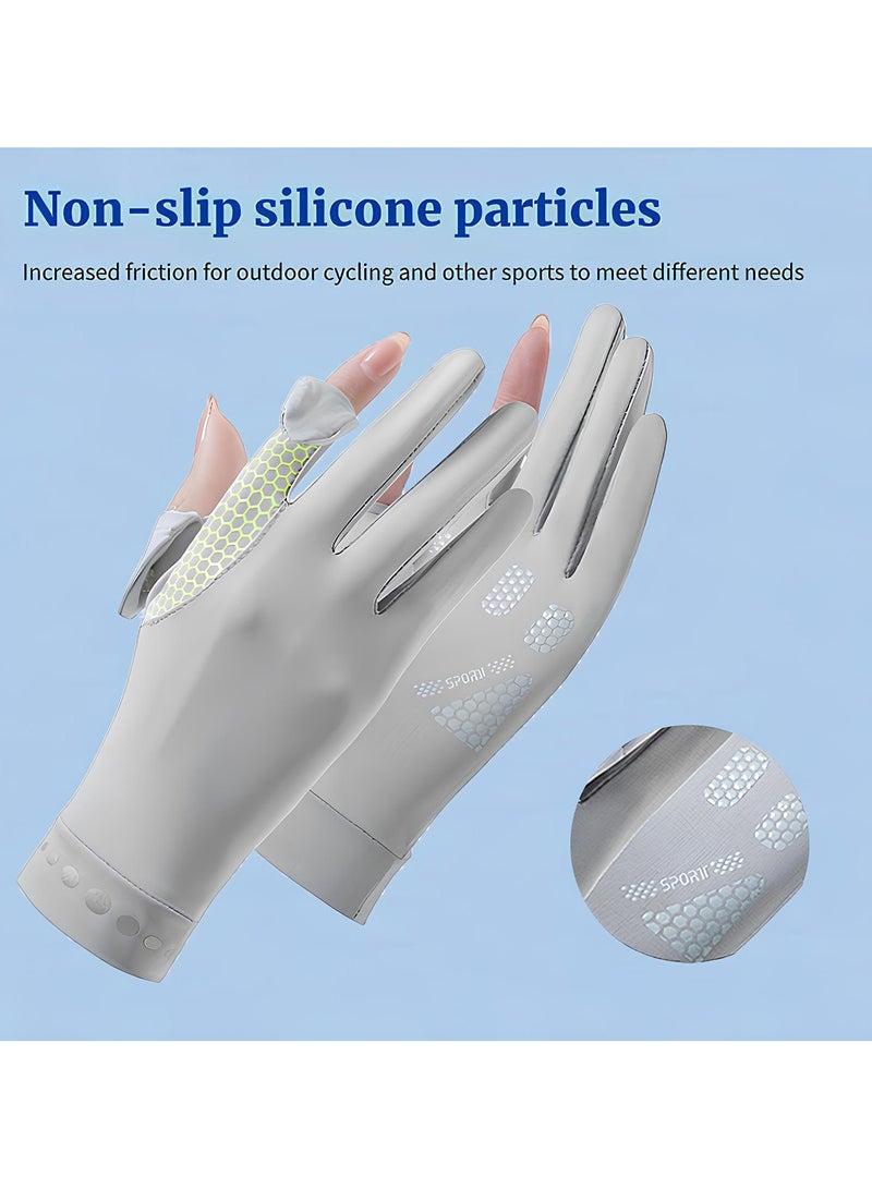 Generic Women's Sun Protective Gloves - UPF 50+ UV Sun Protection, Quick-Dry Anti-Slip Driving Gloves for Cycling and Riding  - Image 4