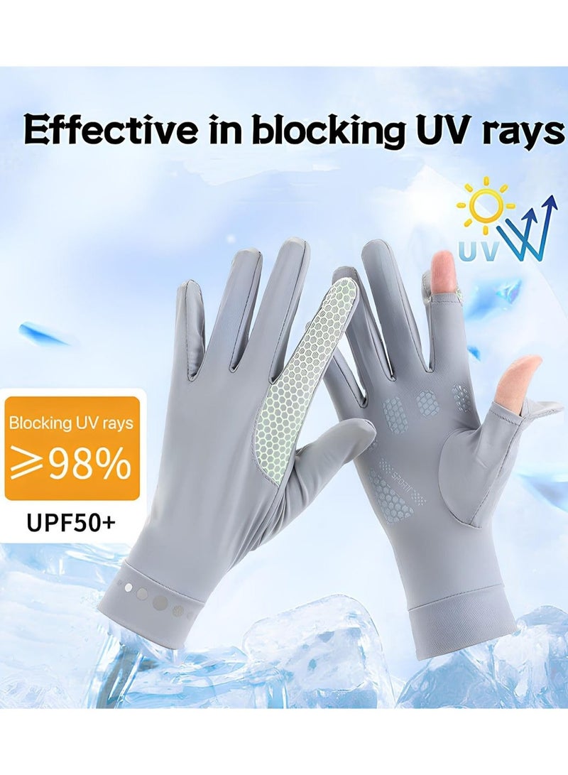 Women's Sun Protective Gloves - UPF 50+ UV Sun Protection, Quick-Dry Anti-Slip Driving Gloves for Cycling and Riding - Image 2
