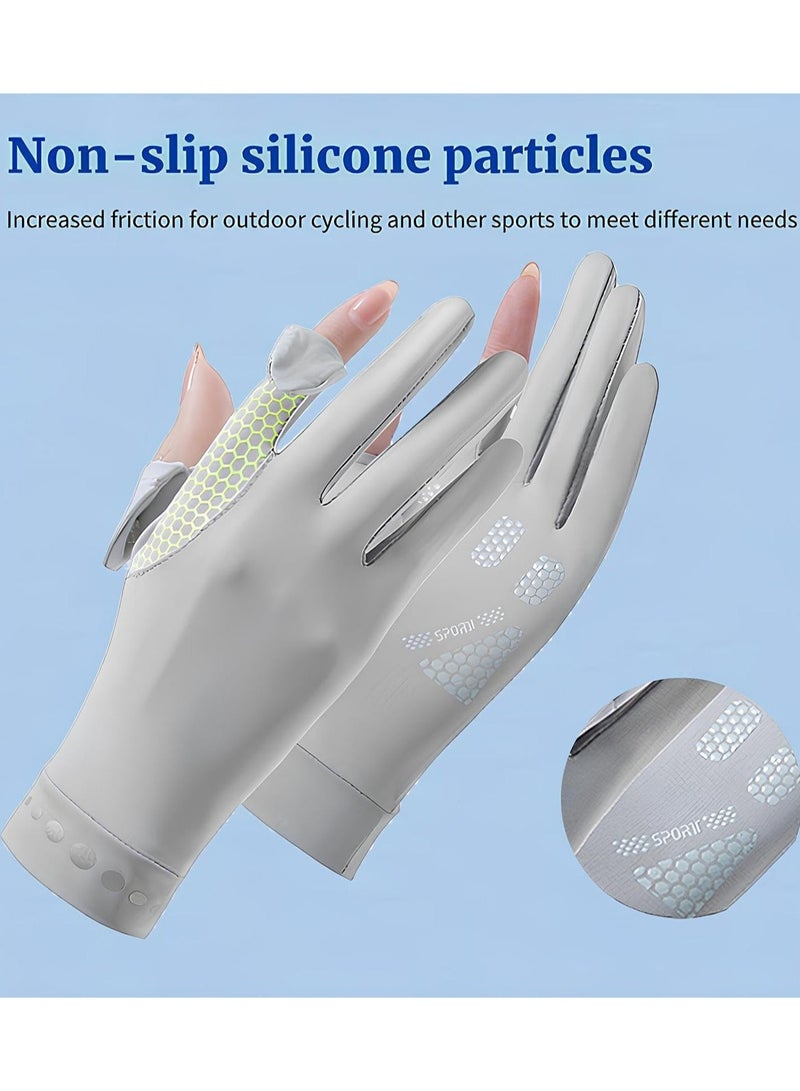 Women's Sun Protective Gloves - UPF 50+ UV Sun Protection, Quick-Dry Anti-Slip Driving Gloves for Cycling and Riding - Image 4