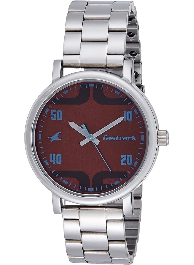 فاستراك ساعة رجالية جريئة أنالوج رقم 38052Sm05 بنية اللون - Image 1