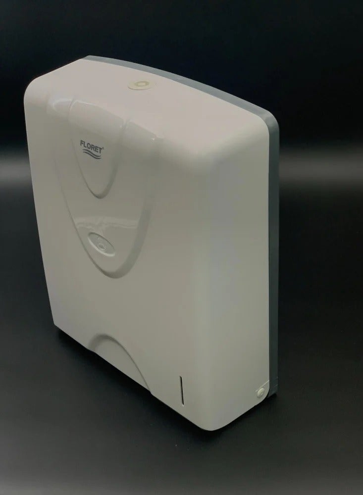 Floret Large Wall Mounted Tissue Holder White - Image 3