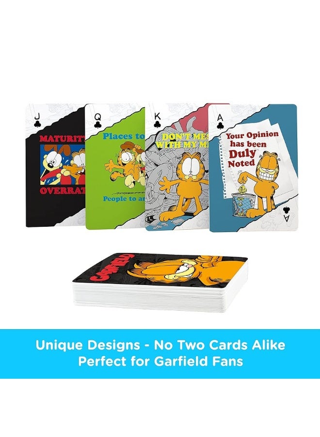 AQUARIUS Garfield Playing Cards  Garfield Themed Deck of Cards for Your Favorite Card Games  Officially Licensed Garfield Merchandise  Collectibles - Image 5