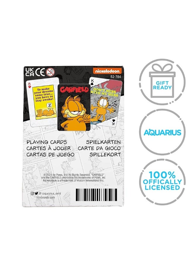 AQUARIUS Garfield Playing Cards  Garfield Themed Deck of Cards for Your Favorite Card Games  Officially Licensed Garfield Merchandise  Collectibles - Image 3