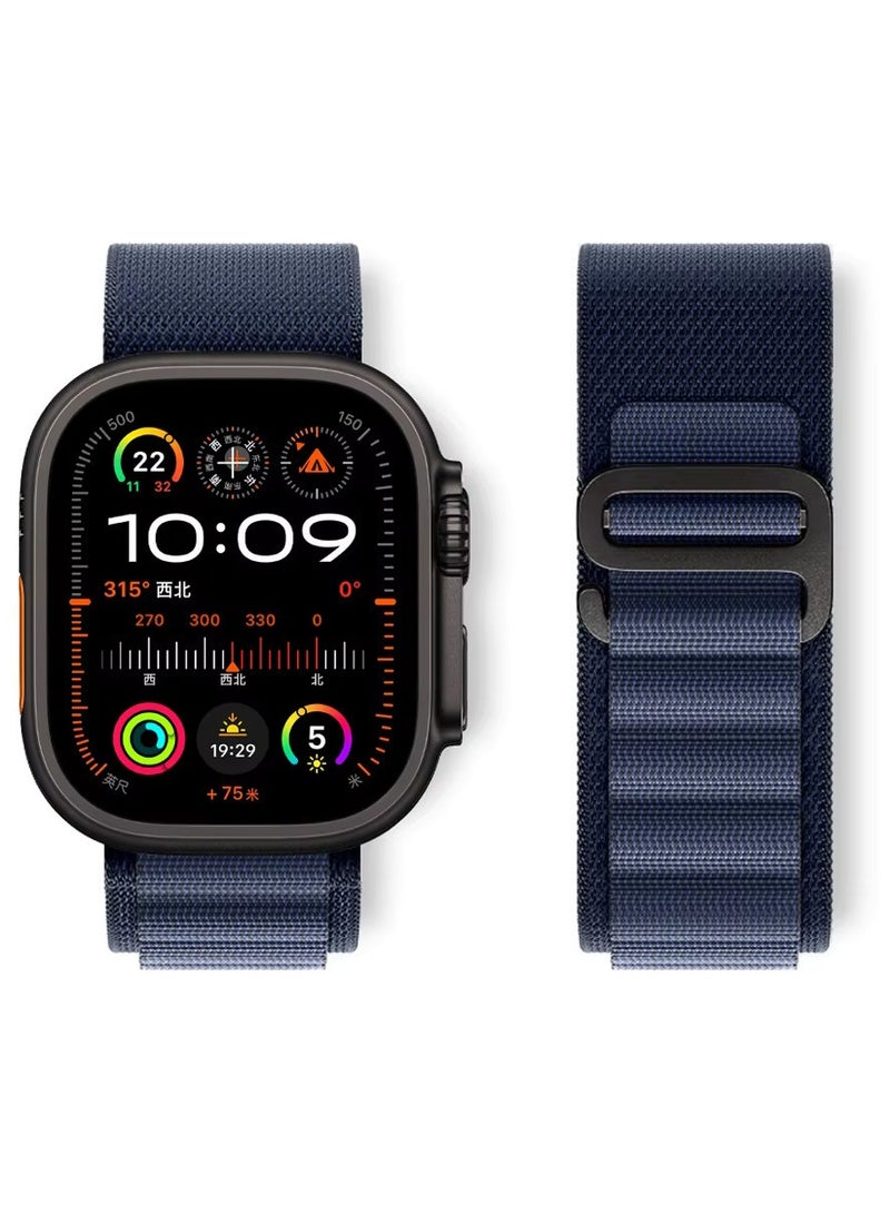 Alpine Loop Band for Apple Watch Ultra 1/2 49mm 46mm 45mm 44mm 42mm, Nylon Woven Sport Strap Compatible with iwatch Series 10 9 8 7 6 5 4 3 2 1 SE  - Image 2
