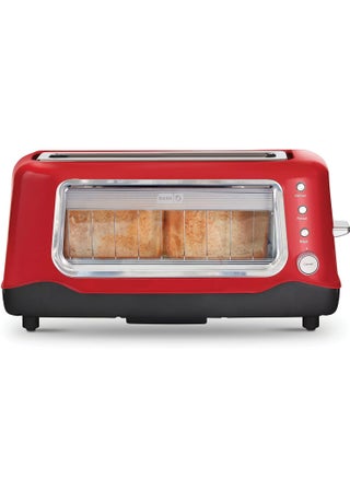 DASH Clear View Toaster  Compact Design with 7 Browning Levels  ClearView Window ExtraWide Slot Large Toaster 1Touch Defrost Reheat  Bagel Functions  Easy Clean Up Crumb Tray Red - pzsku/Z3C7DCEADB75C7FA70350Z/45/1749490562/ebd04ad3-0730-4f40-b06d-ec45c71826f5