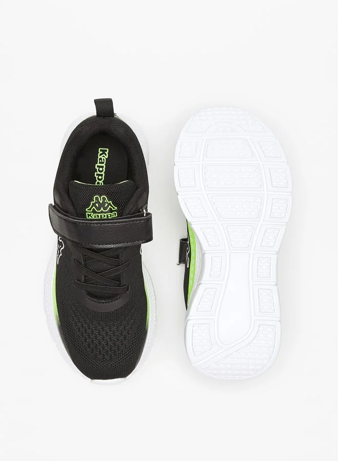 Kappa Boys' Logo Detail Sports Shoes with Hook and Loop Closure