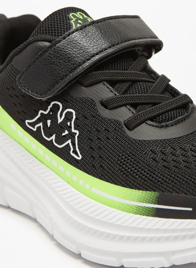 Kappa Boys' Logo Detail Sports Shoes with Hook and Loop Closure