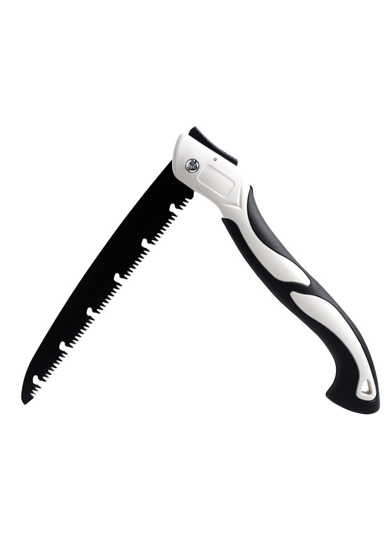 Generic - Folding Saw, Heavy Duty 12 Inch Extra Long Blade Hand Saw Hand Pruning Saws with High-Manganese Steel Teethfor Wood Camping, Dry Wood Pruning Saw With Hard Teeth - Image 1