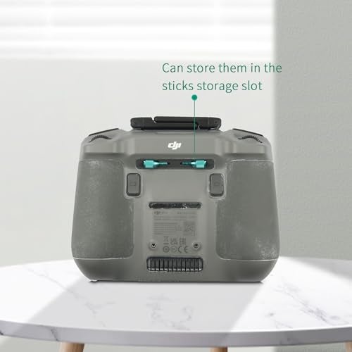 Hanatora Joysticks Stick for DJI RC,RC 2(Air 3S,Neo,Flip,Air 3,Mini 6/4/3 Pro,Mini 3,Mavic 3 Classic/Pro Drone Controller),Remote Control Joy Sticks Thumb Accessories(Blue&Green) - Image 4