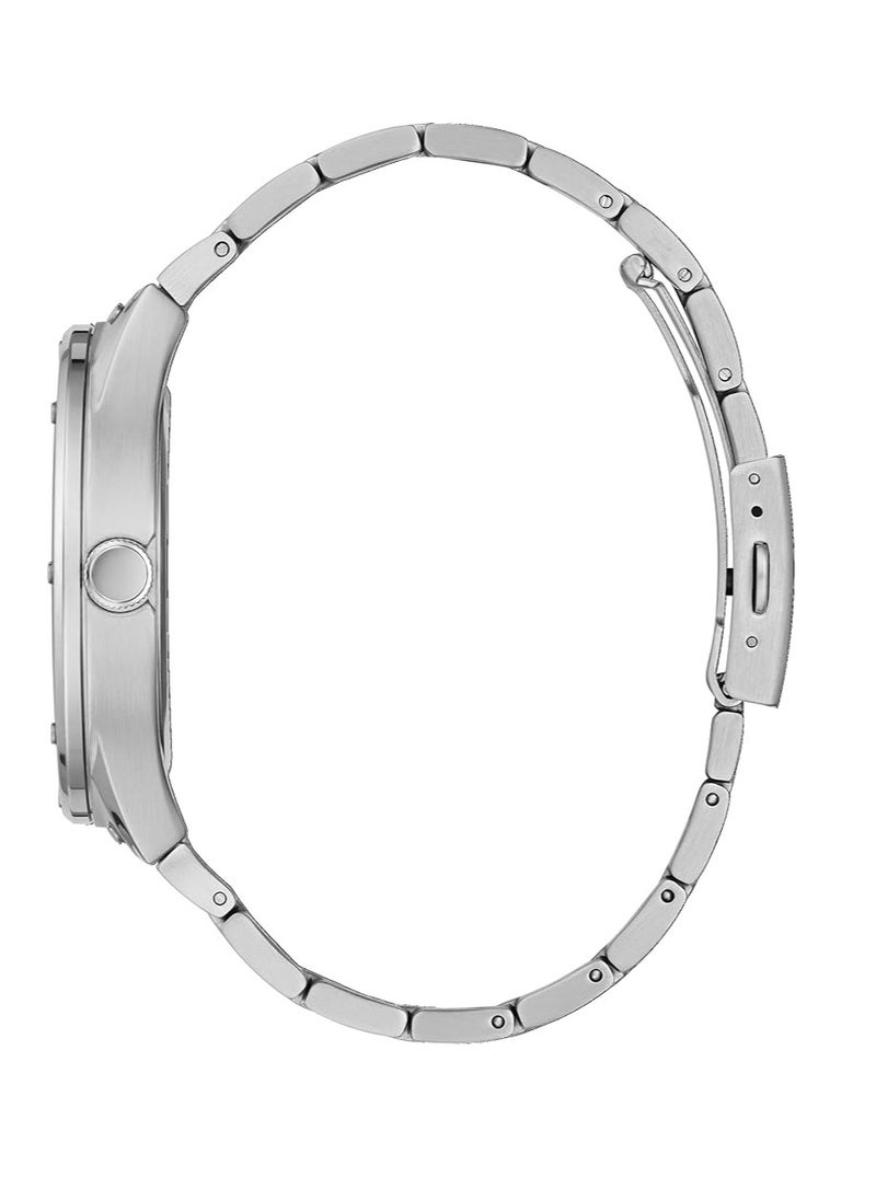 GUESS ساعة يد رجالية أنالوج دائرية من الفولاذ المقاوم للصدأ GW0427G1 - 44 مم  - Image 4