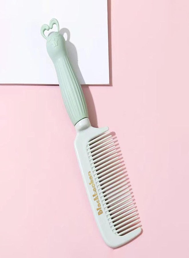 BlackLaoban Cute Comb Cartoon Handle Children Hair Comb Anti-static Head Massage for Girls Cute Hairdressing Comb Smooth Hair Care Styling Comb (Pink) - Image 1