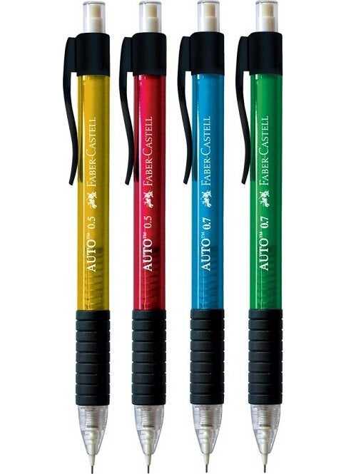 FABER-CASTELL - Grip Matic Auto 1338 Versatile Pen 0.7 Purple - Image 1