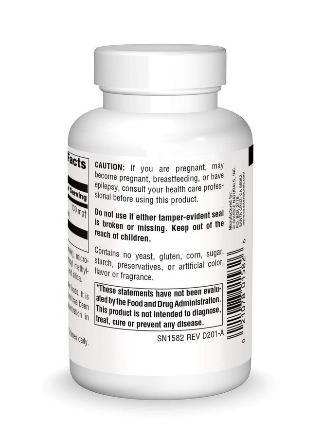 سورس ناتشورالز Source Naturals DMAE، ثنائي ميثيل أمينو إيثانول بِتَرْتَرات - يدعم التركيز العقلي*، 351 مجم - 100 كبسولة - Image 3