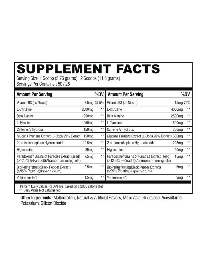 Condemned Laboratoriez - Condemned Labz convict  High stim Pre Workout Orange Mango 300g - Image 1