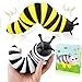 Cevioce Fidget Slug Toy Sensory Slug Fidget Toy for Kids Adults 2 PCS Cute 3D Articulated Sensory Toys Can Be Spliced SafeExercise Wrist Strength Stress Relief Great Gift for ADHD Autism B - Image 3