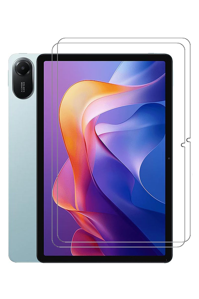 For Redmi Pad 2 - 11.0 inches - 2 Pack Tempered Glass Screen Protector - Premium HD Delicate Touch , Higher Transparency , Easy to Install ,Anti-scratch and Bubble-free Screen Protector - Clear - Image 1