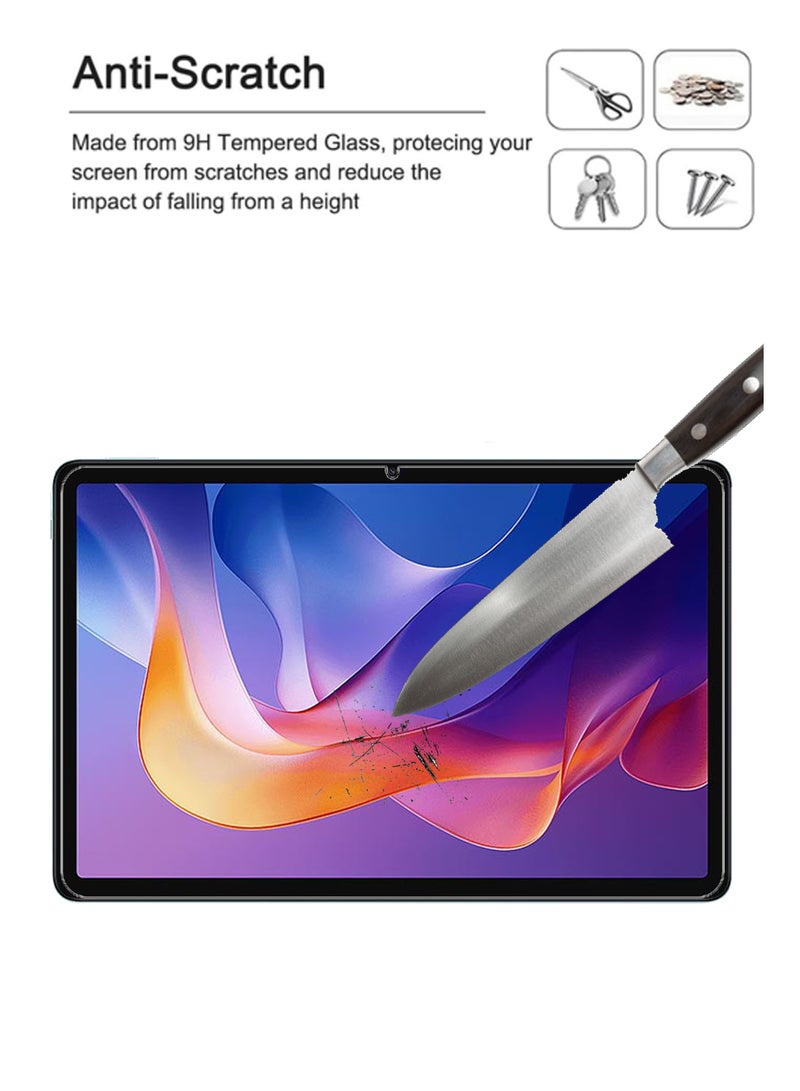For Redmi Pad 2 - 11.0 inches - 2 Pack Tempered Glass Screen Protector - Premium HD Delicate Touch , Higher Transparency , Easy to Install ,Anti-scratch and Bubble-free Screen Protector - Clear - Image 2