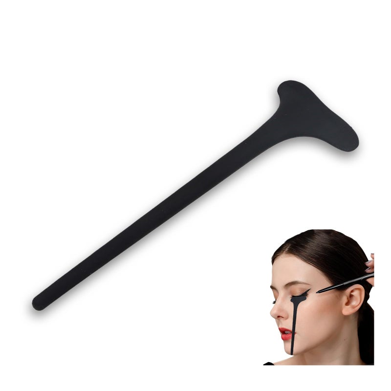 YAFIYGI Mascara Shield Applicator Reusable Silicone Eyelid Guard Tool Protector for Eyelashes Eyelash Silicone Shields to Put On Lashes Makeup Tool Beginners Friendly for WomenBlack