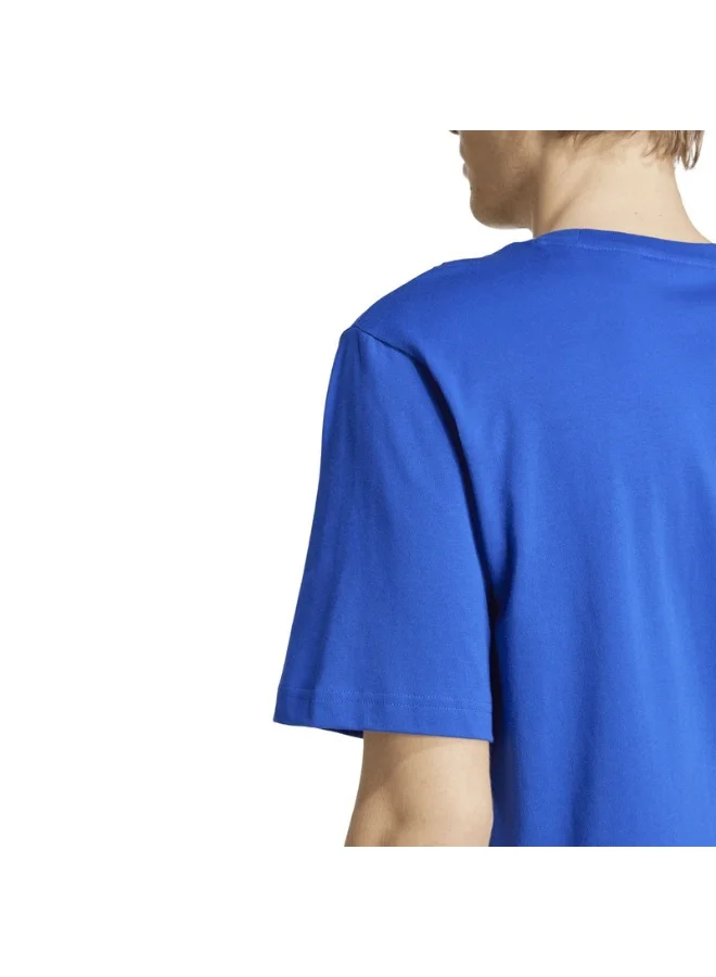 adidas تيشيرت تدريب أديداس M L EM PAST رجالي أزرق - مقاس XS