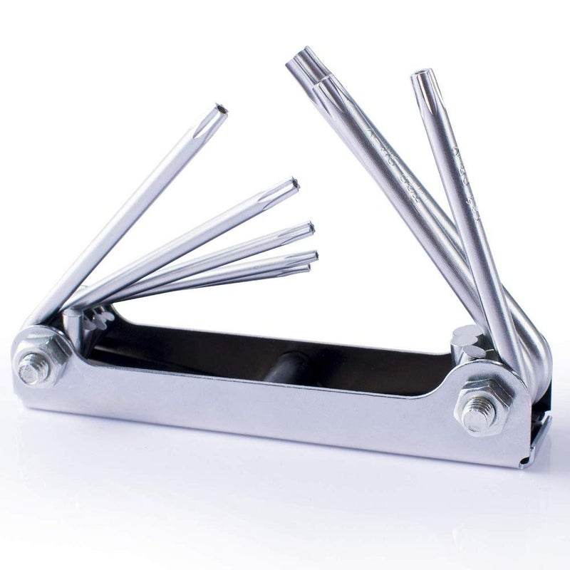 Kytaste Folding Star Key Wrench Set Screwdrivers Kit 8 Piece - Image 1