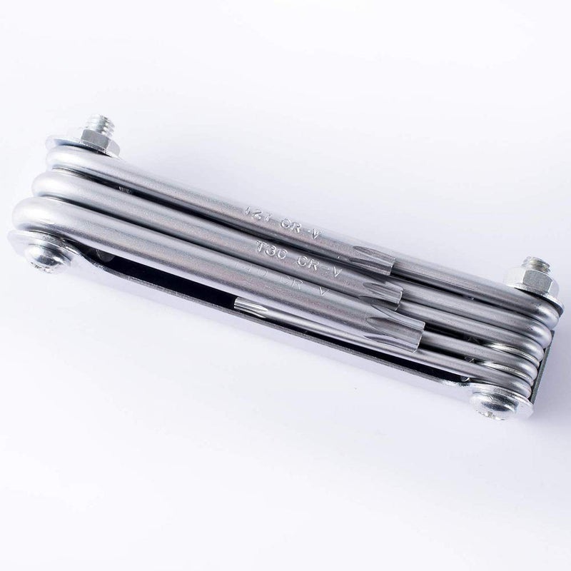 Kytaste Folding Star Key Wrench Set Screwdrivers Kit 8 Piece - Image 2