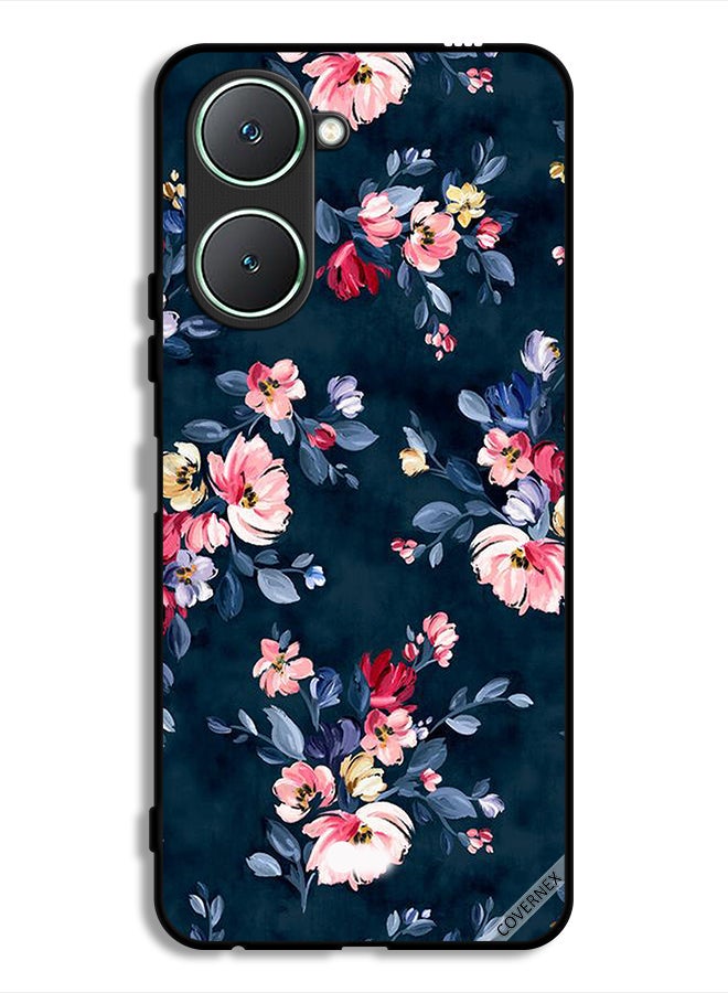 Covernex Vivo Y18i 4G Protective Case Cover Hand Painted Flowers - Image 1