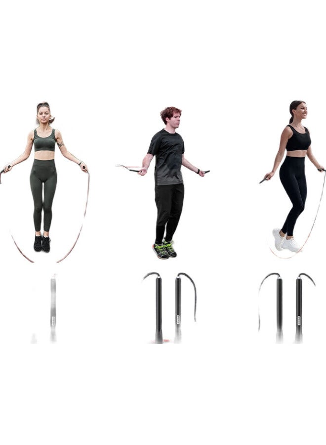 JD.com Jingzao Pvc Three-In Jump Rope With Bamboo Handles For Adults And Children, Weight Loss Skipping Rope - Image 3